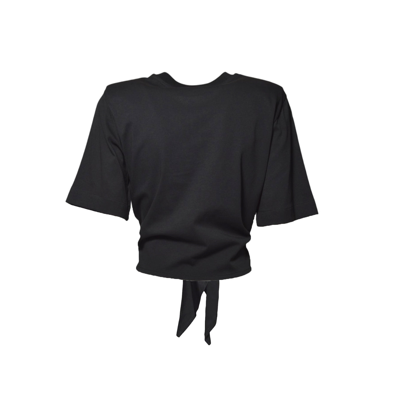T-shirt The Gia in cotone nero Nineminutes