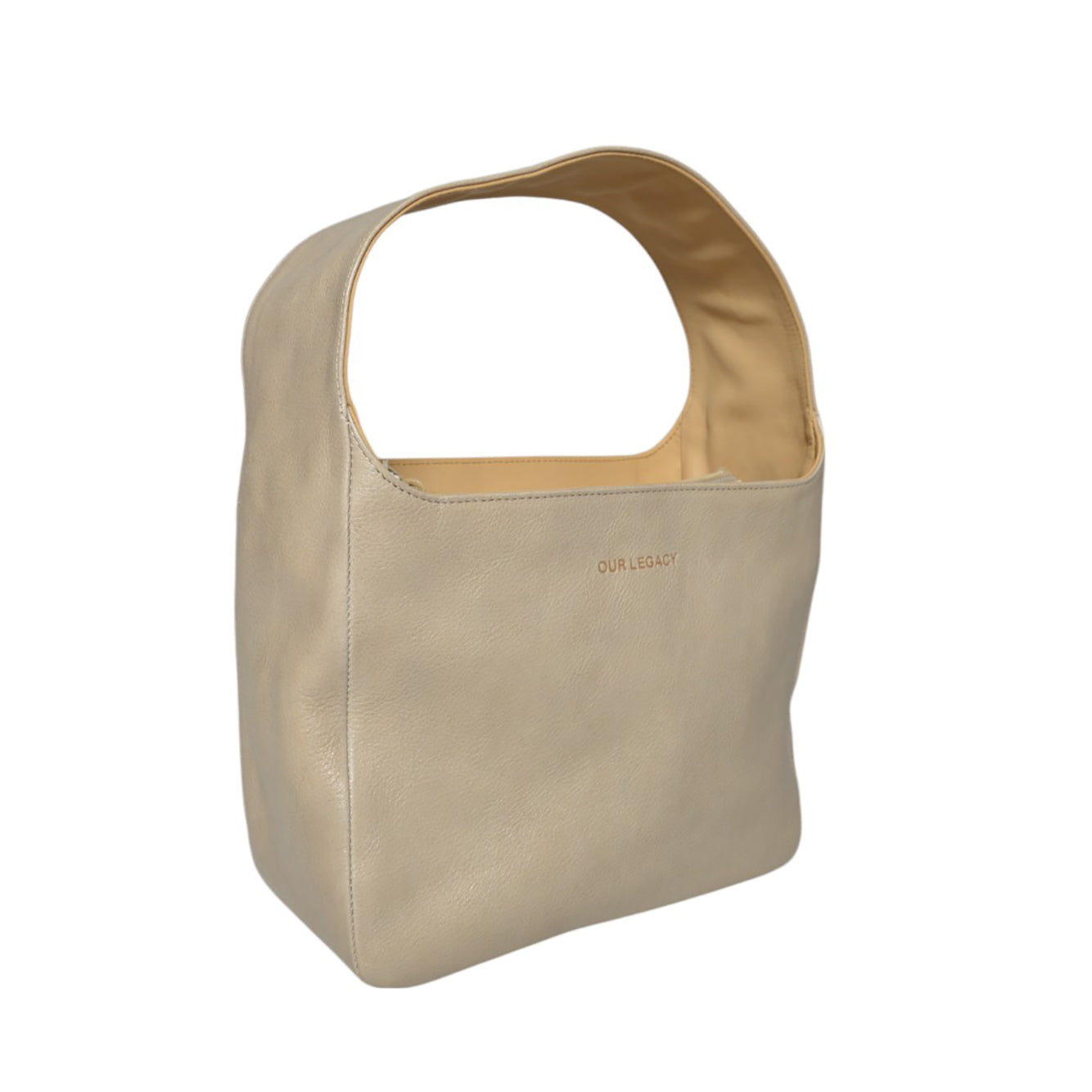 Borsa Brick in pelle rosa cipria Our Legacy