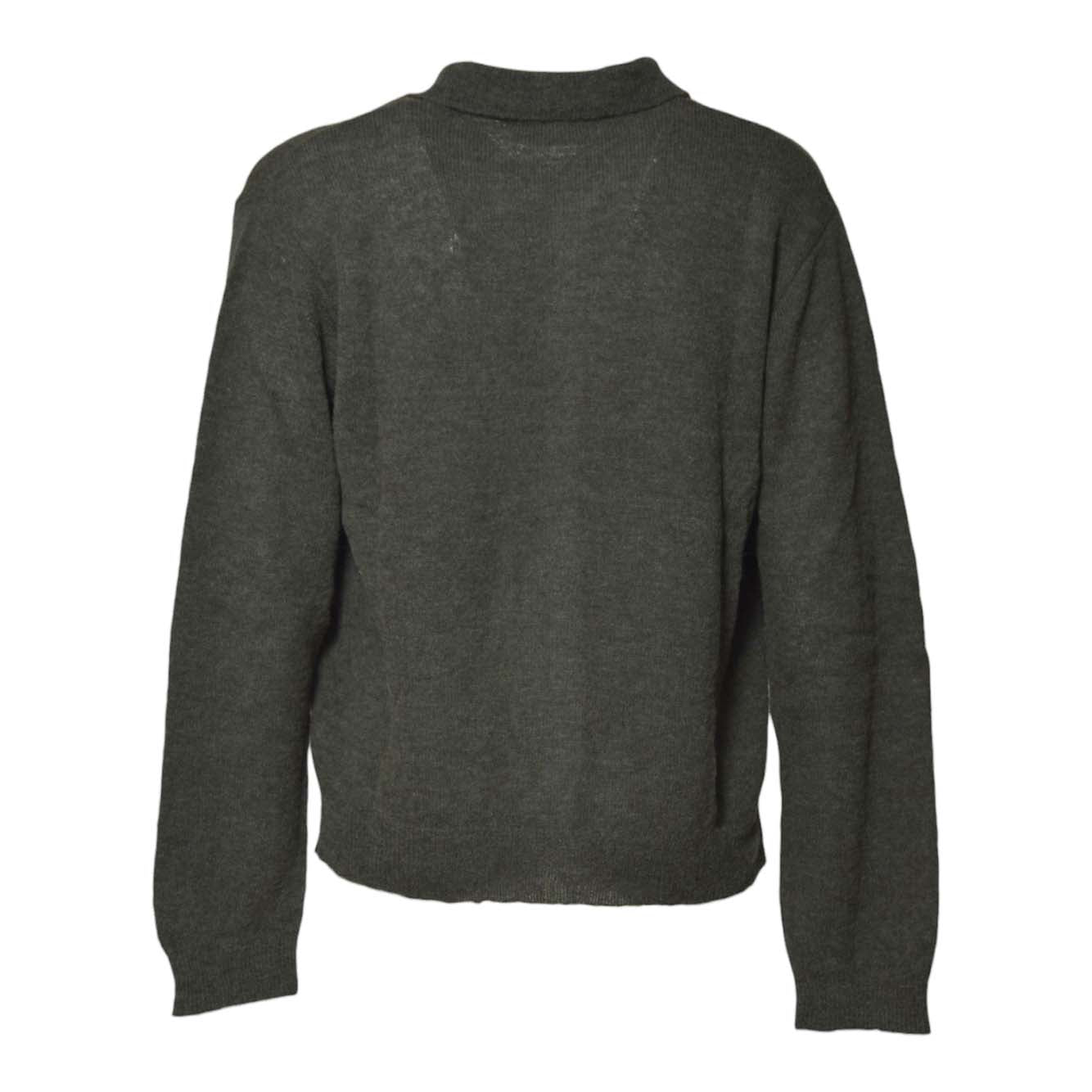 evening polo moss green fuzzy alpaca