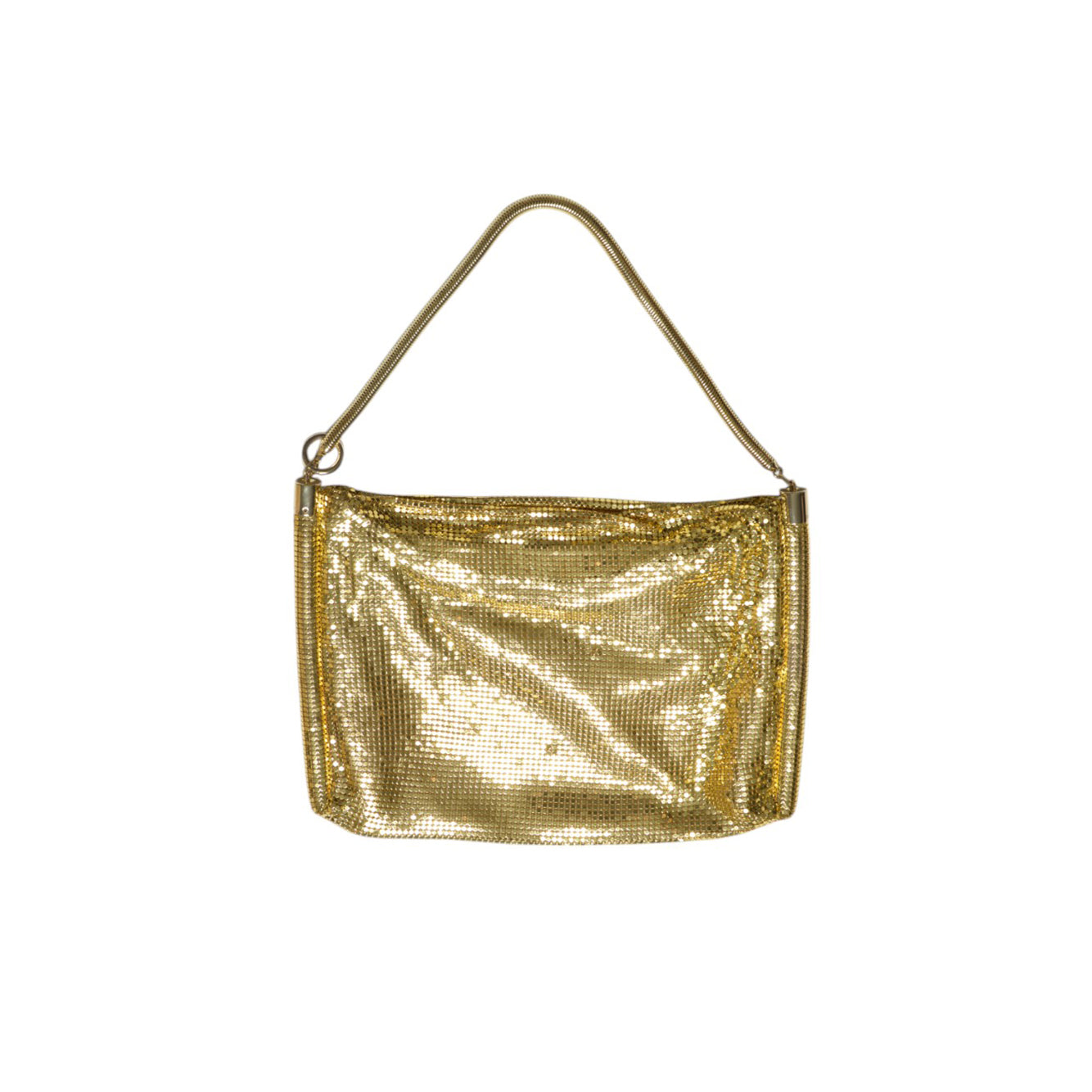Borsa a mano Chainmail Pocket in maglia oro Rabanne