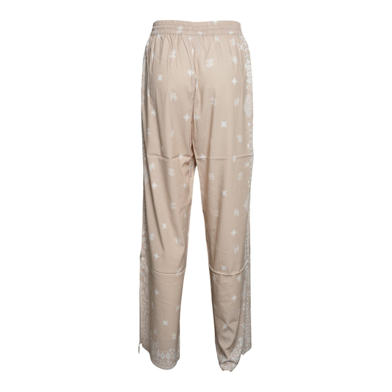 ikaria woman wide trousers rayon bandanna paisley