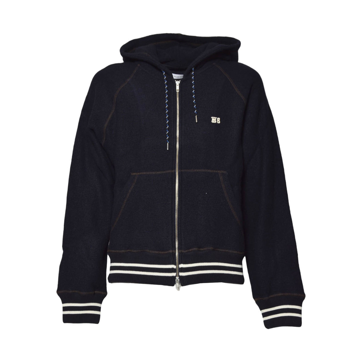 october hoodie - boiled wool jersey