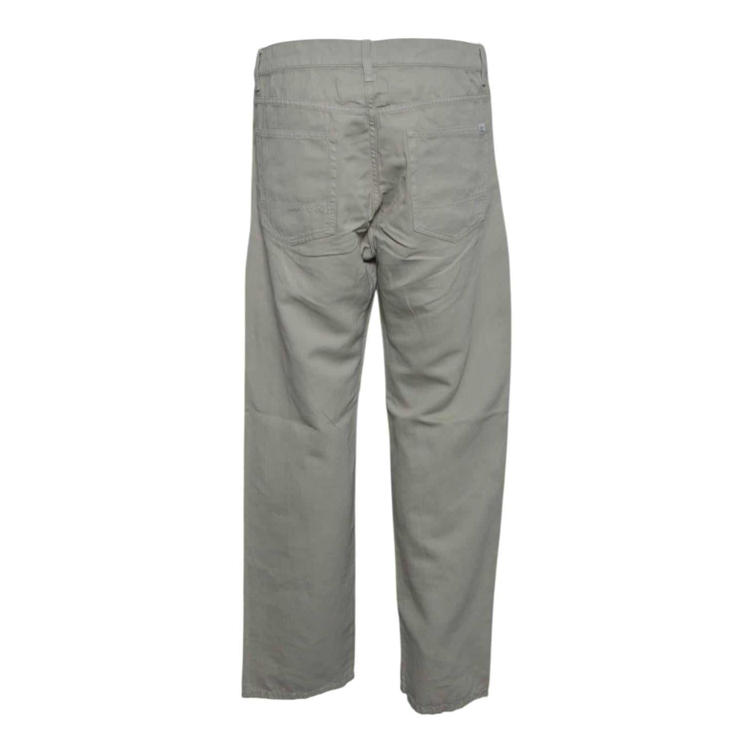pants five pockets in cotton/linen