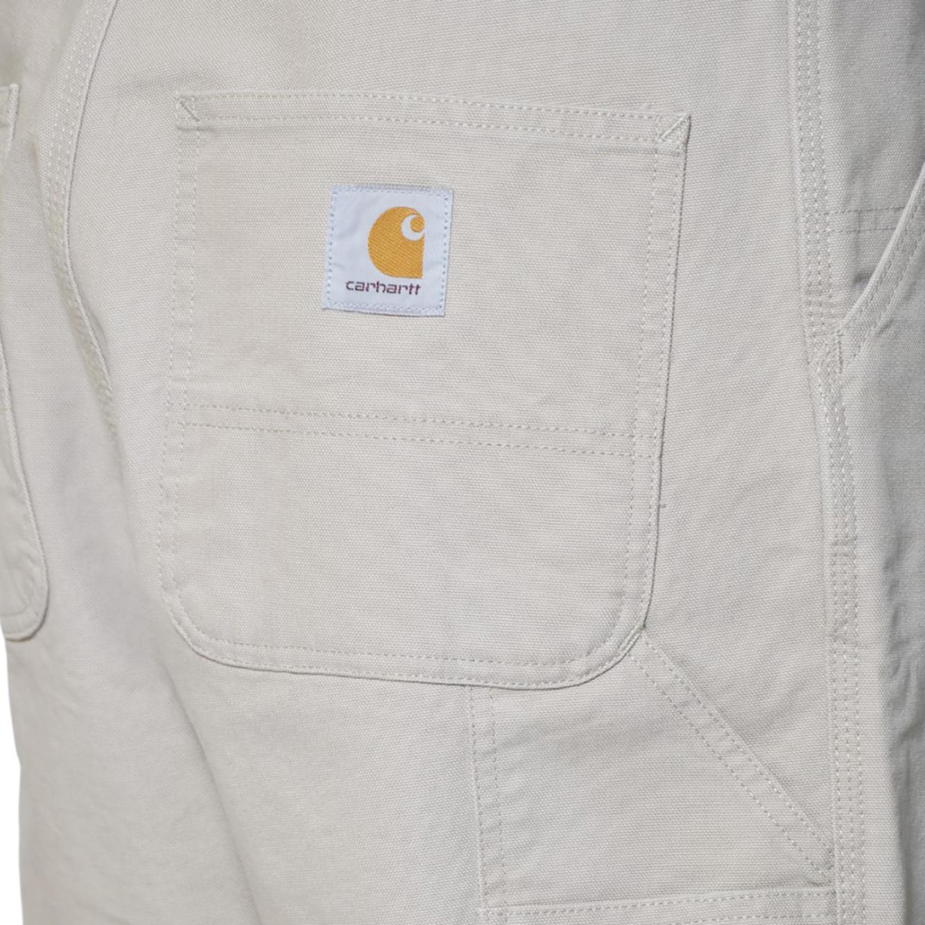Pantalone Single Knee in tela beige Carhartt Wip