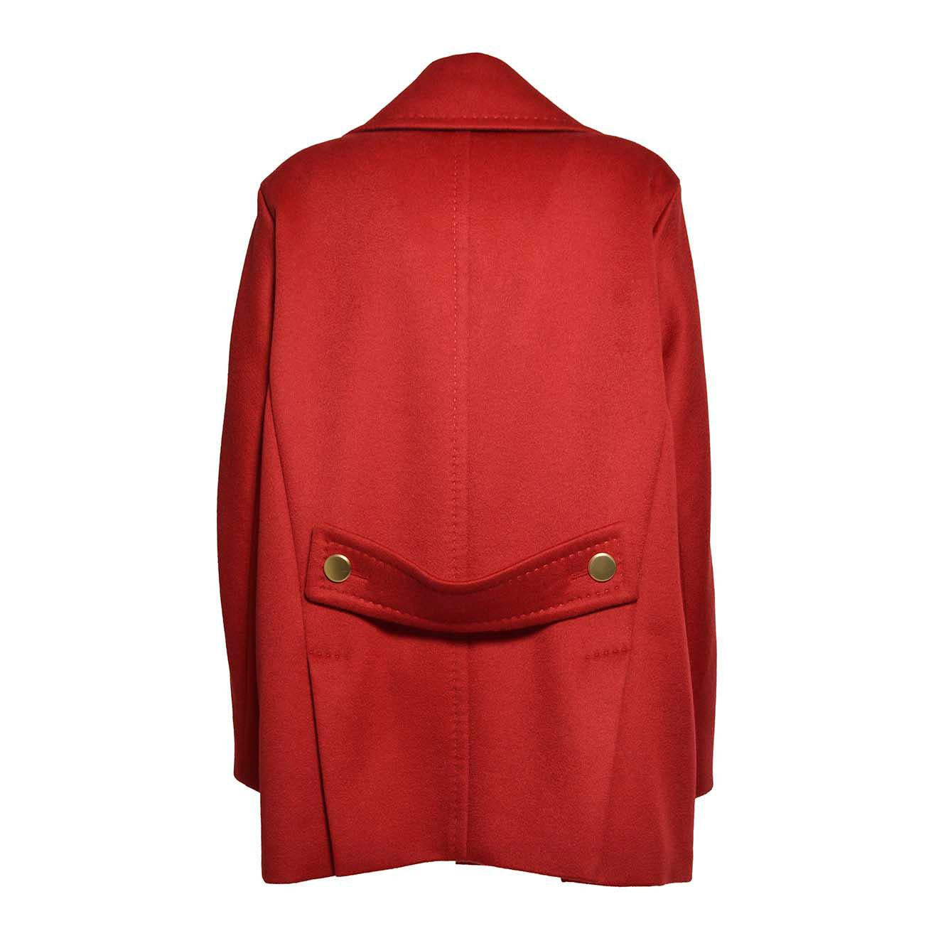 Cappotto Berta in cashmere double rosso Max Mara