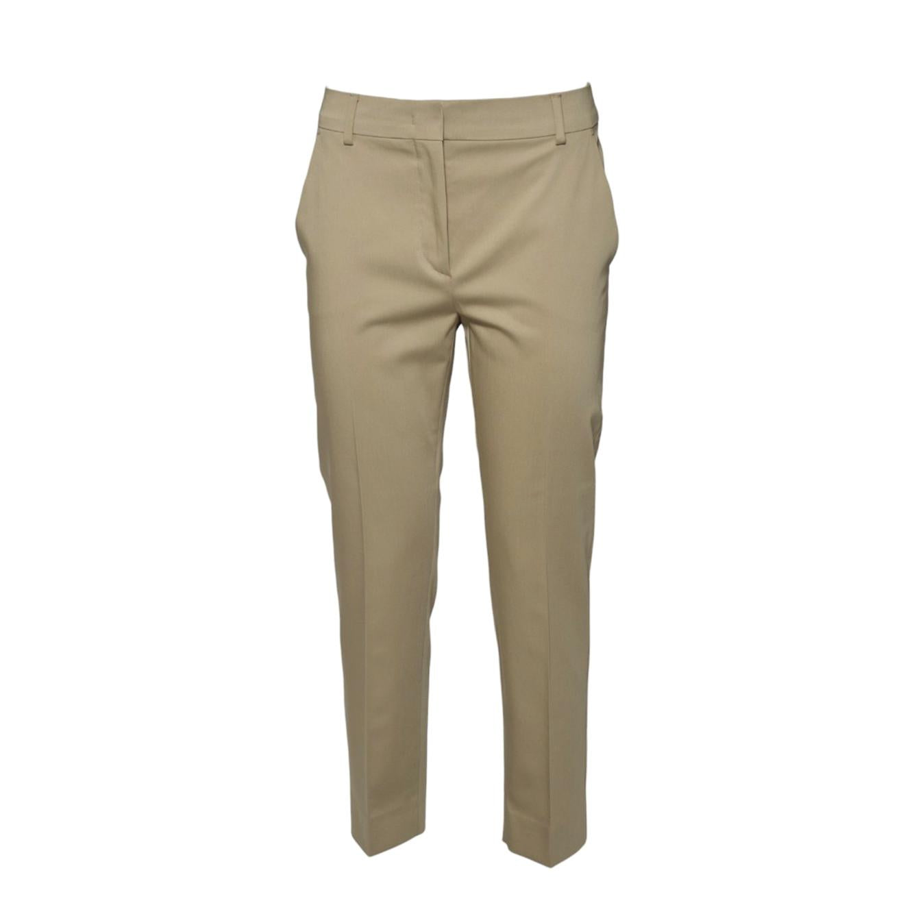 Pantalone Lince1234 crop in raso cammello Max Mara