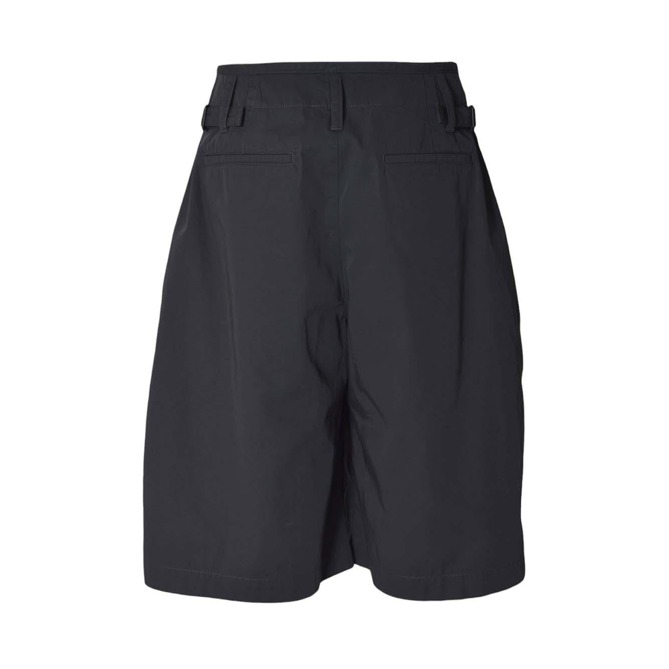 maxi pleated bermuda