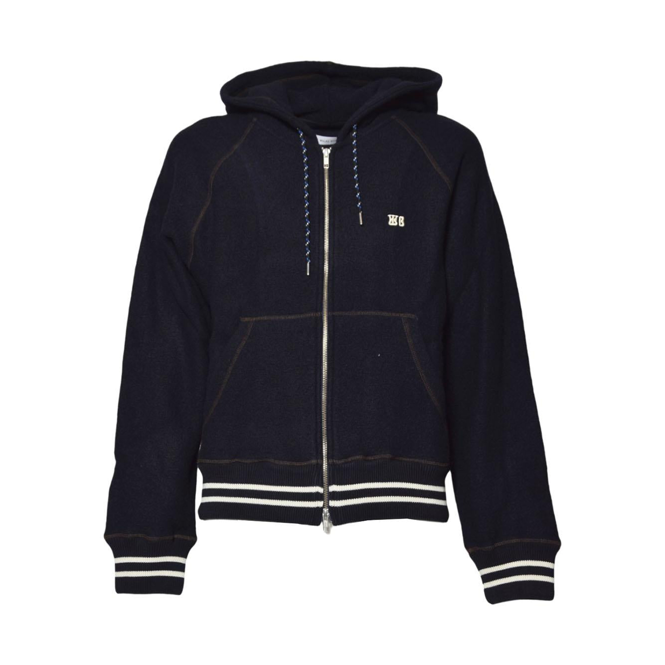 october hoodie - boiled wool jersey