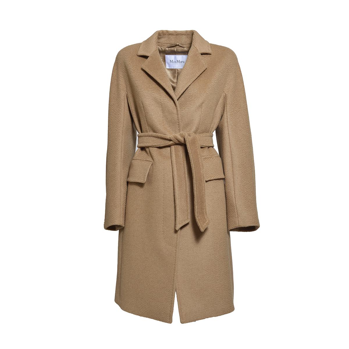 Cappotto Estella in lana vergine e cashmere cammello Max Mara