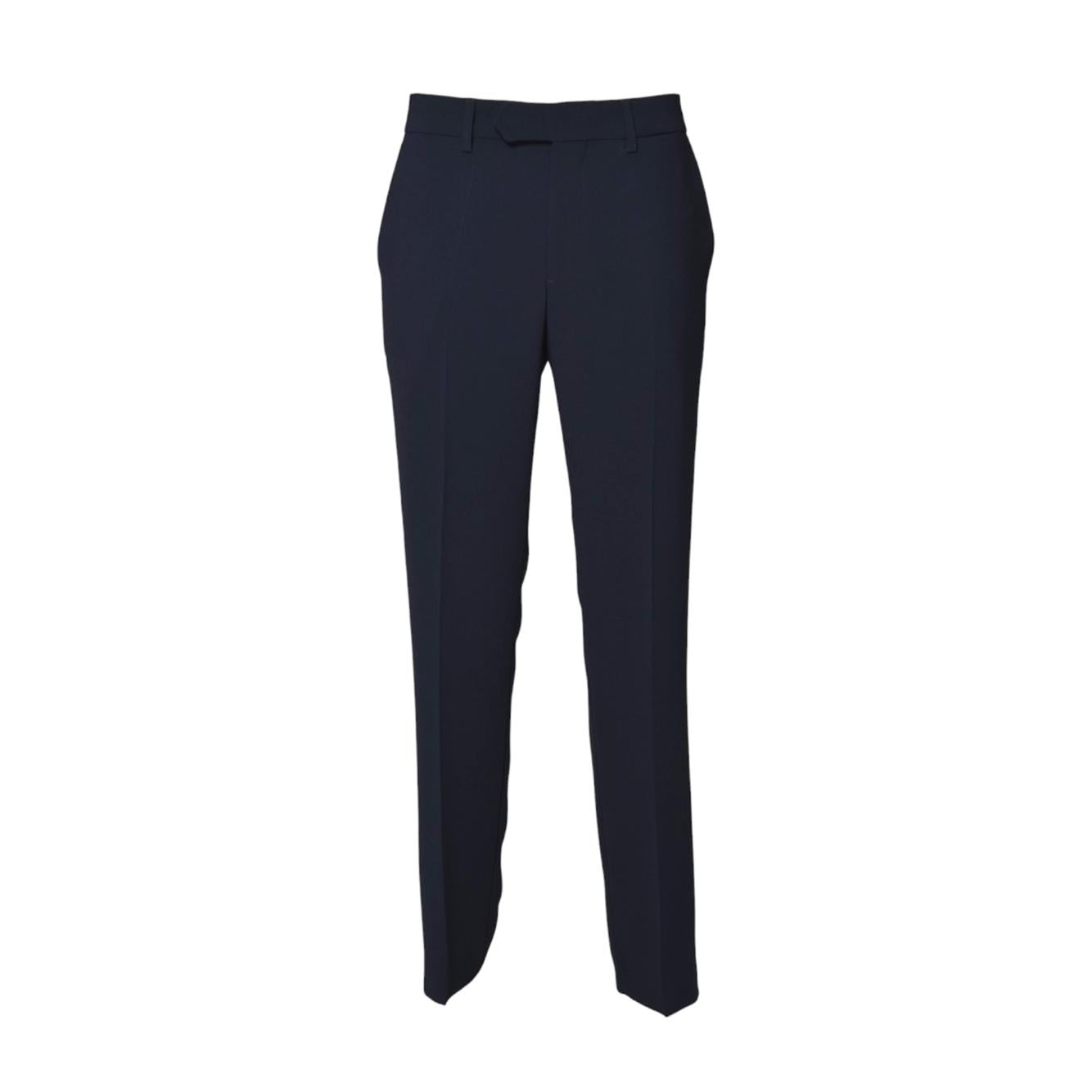 Pantalone in crepe cady blu scuro Aspesi