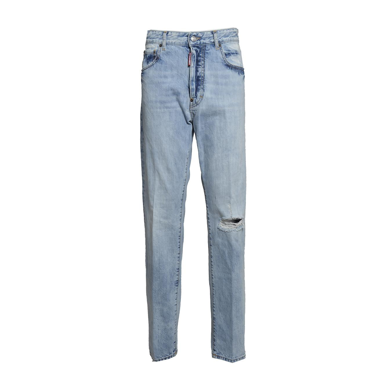 Jeans 642 Jean in denim blu chiaro Dsquared2