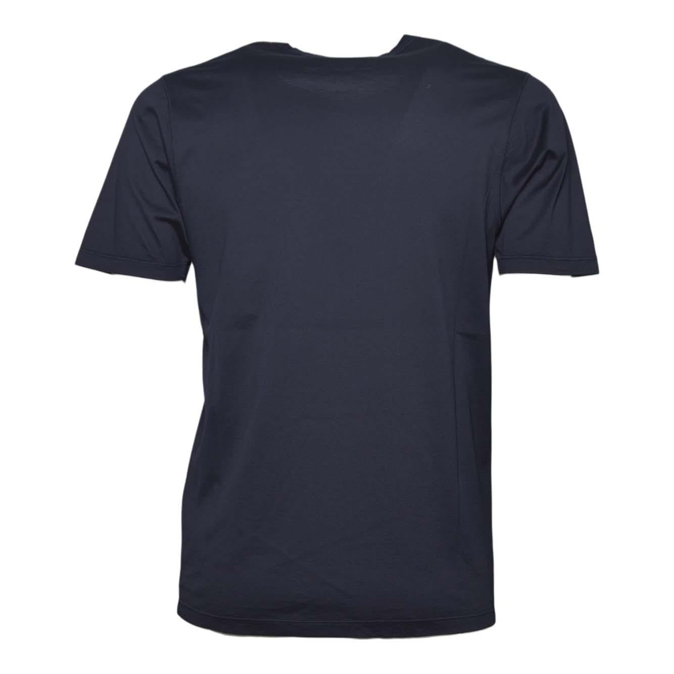 mercerized jersey 70/2 gasato short sleeve patch t-shirt