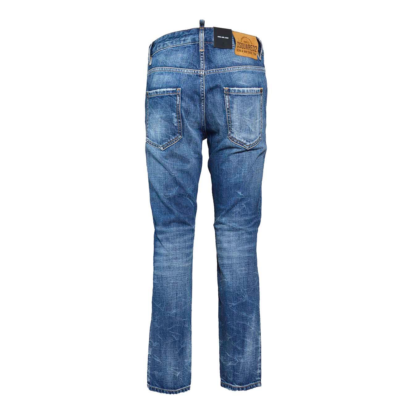 Jeans Cool Girl in cotone denim blu Dsquared2
