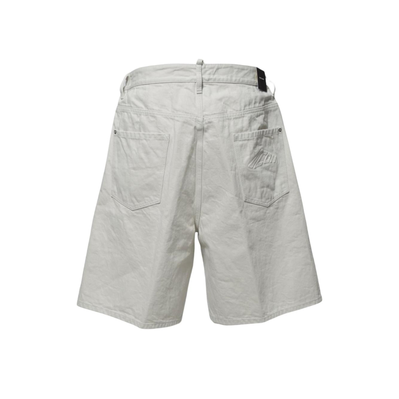 Bermuda Surfer Icon New Generation in cotone panna Dsquared2
