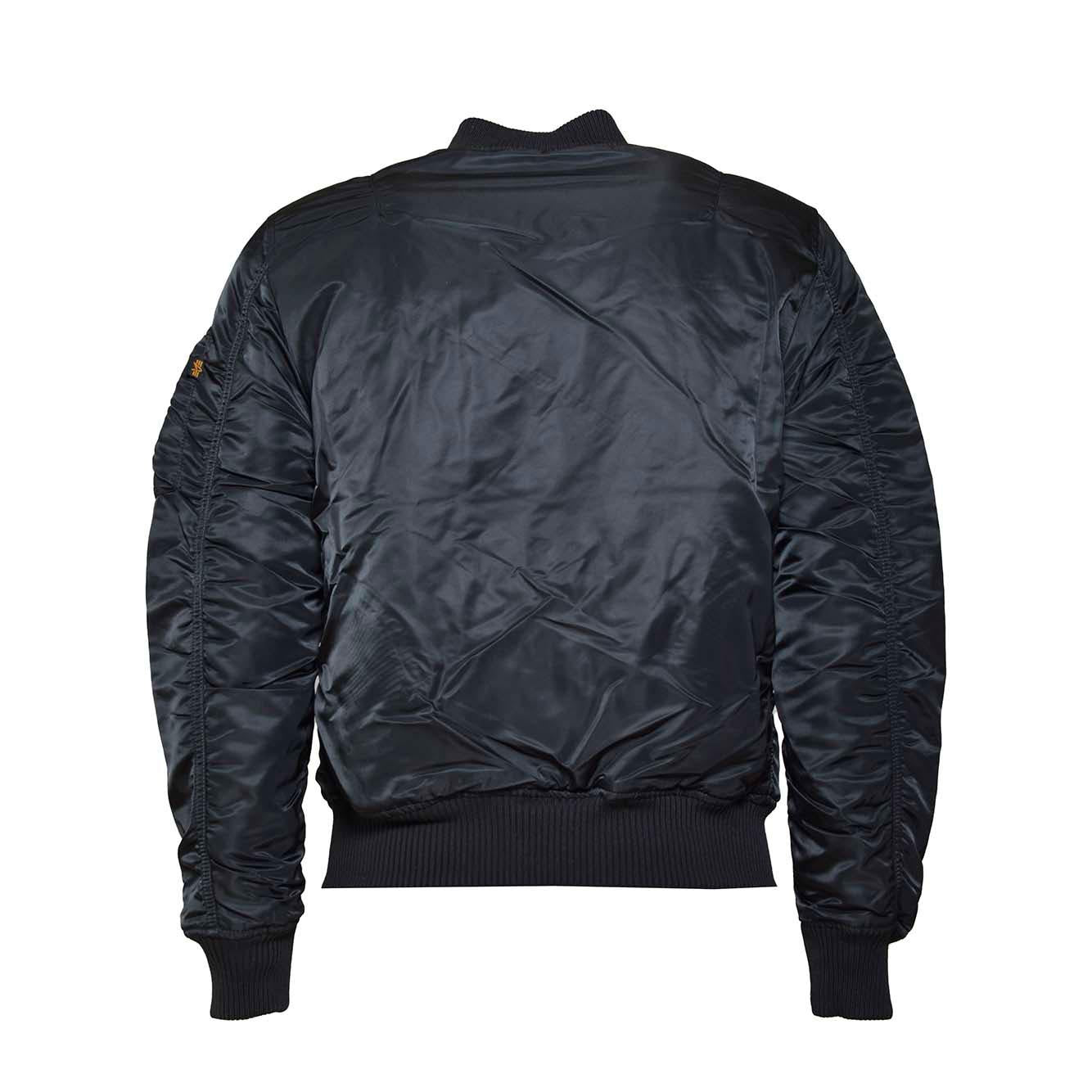 Bomber MA-1 VF imbottito corto nero Alpha Industries