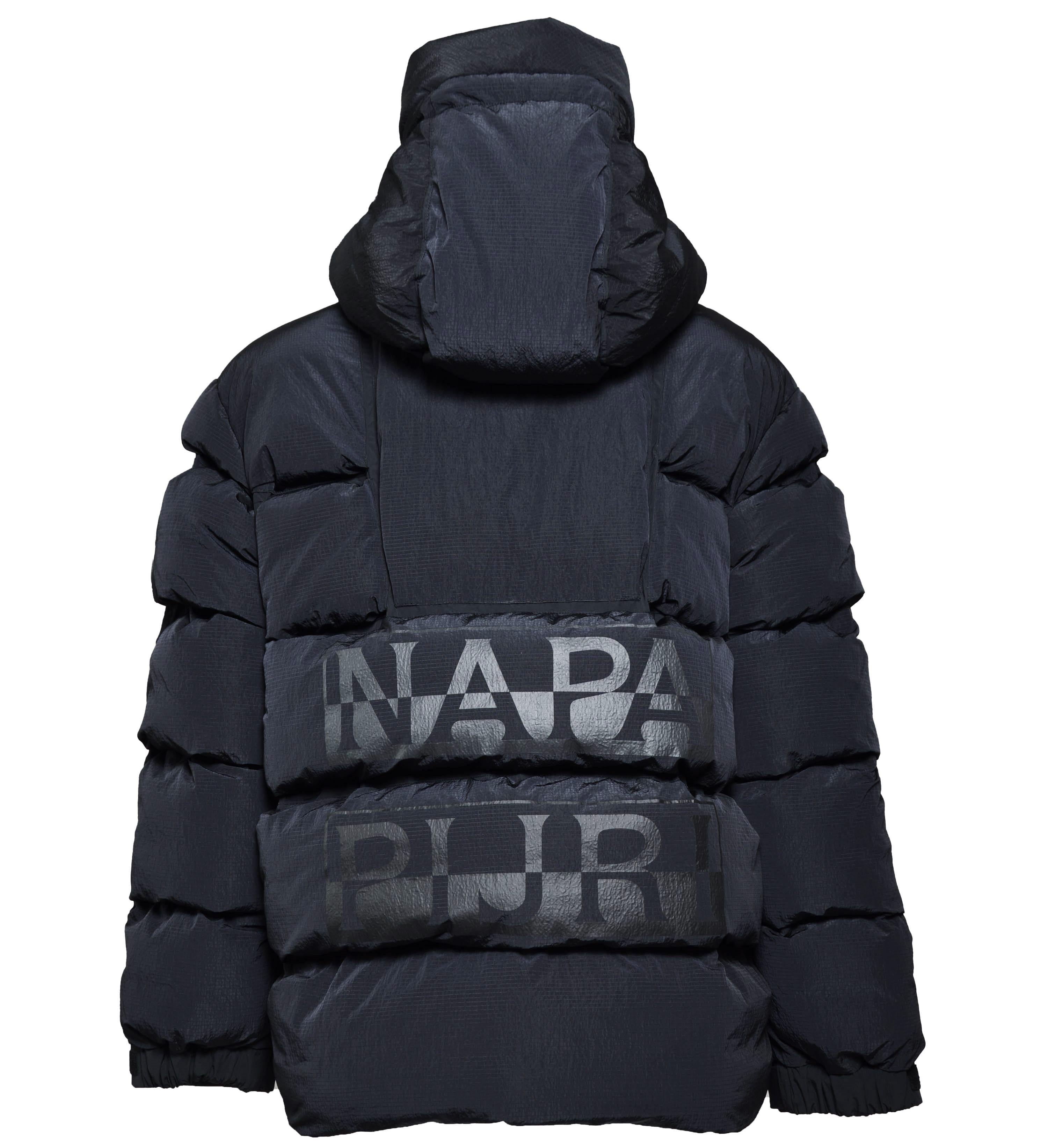 Piumino Hyper Puffer in nylon nero Napapijri
