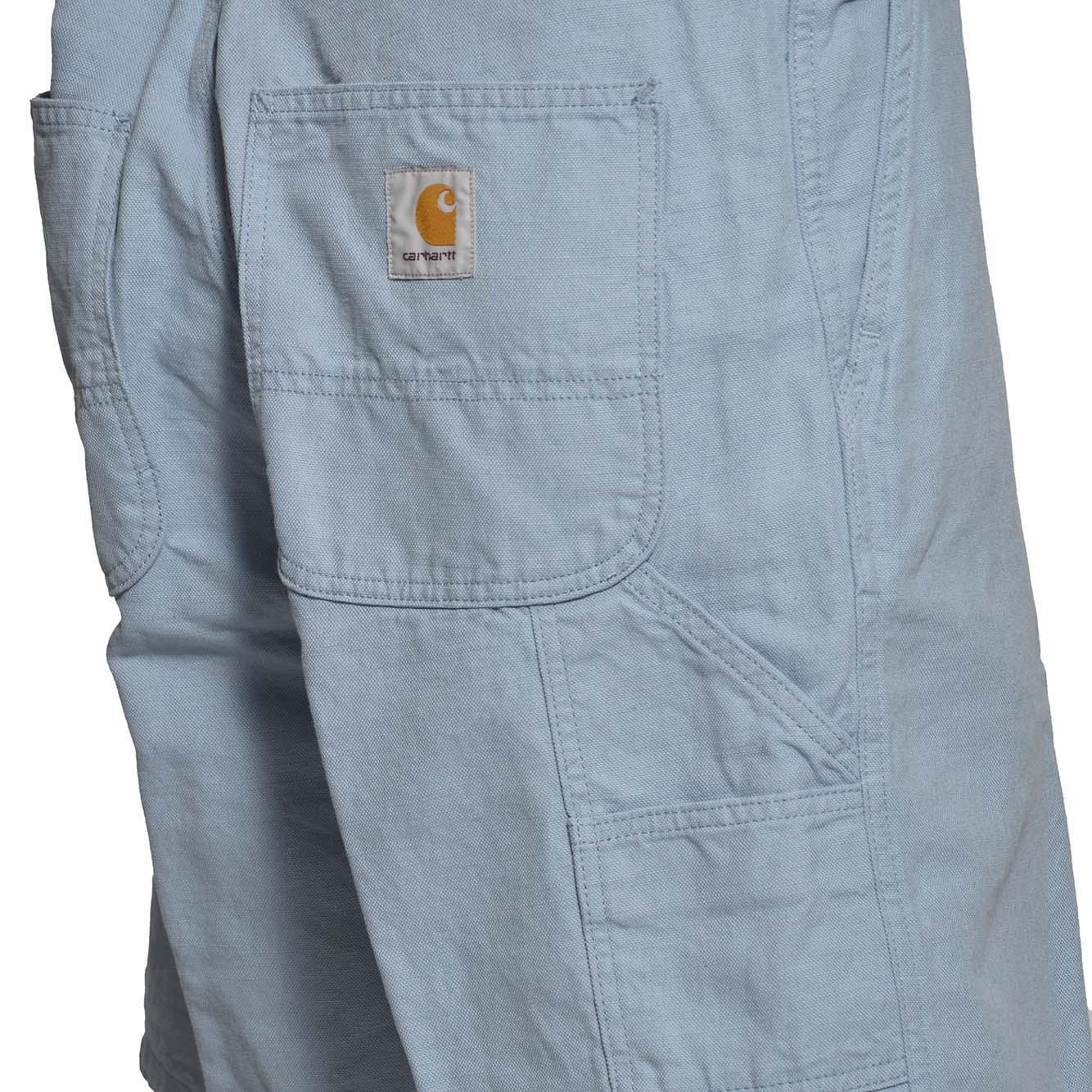 Bermuda Walter Single Knee in cotone azzurro Carhartt WIp