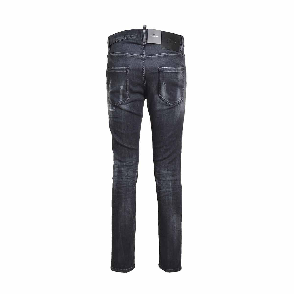 Jeans Cool Girl Jean nero effetto vintage Dsquared2