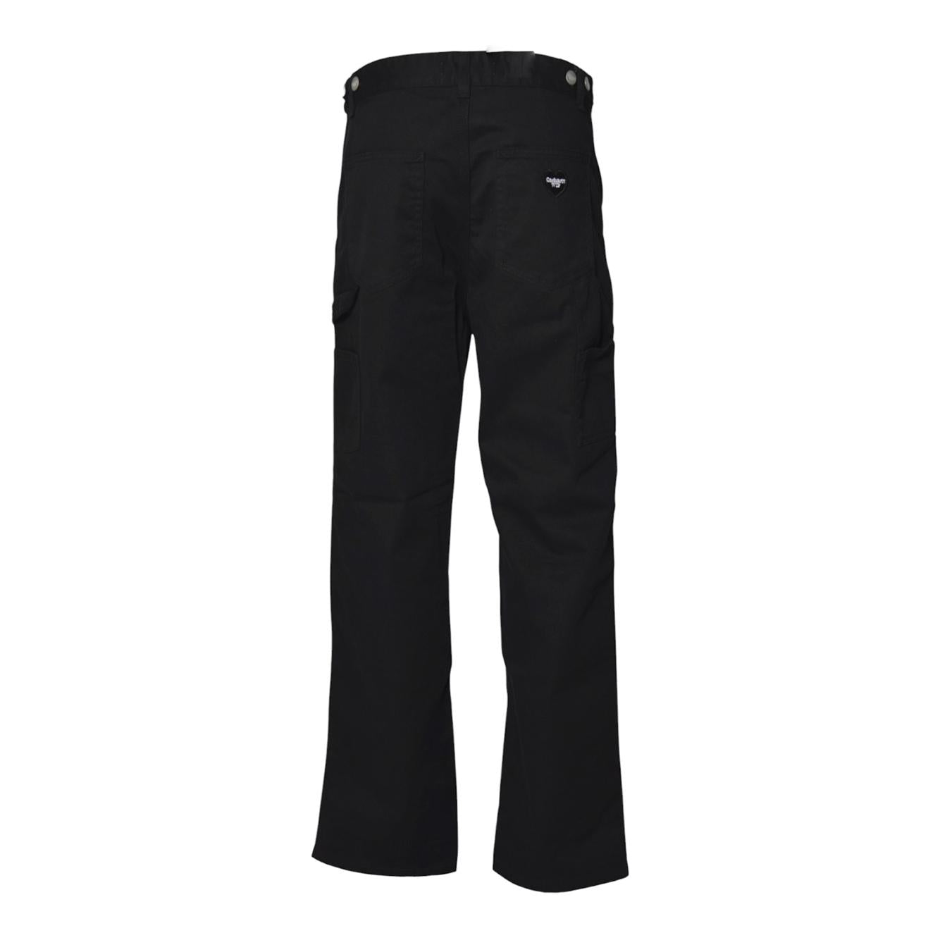 Pantalone W Pierce Straight in cotone nero Carhartt Wip