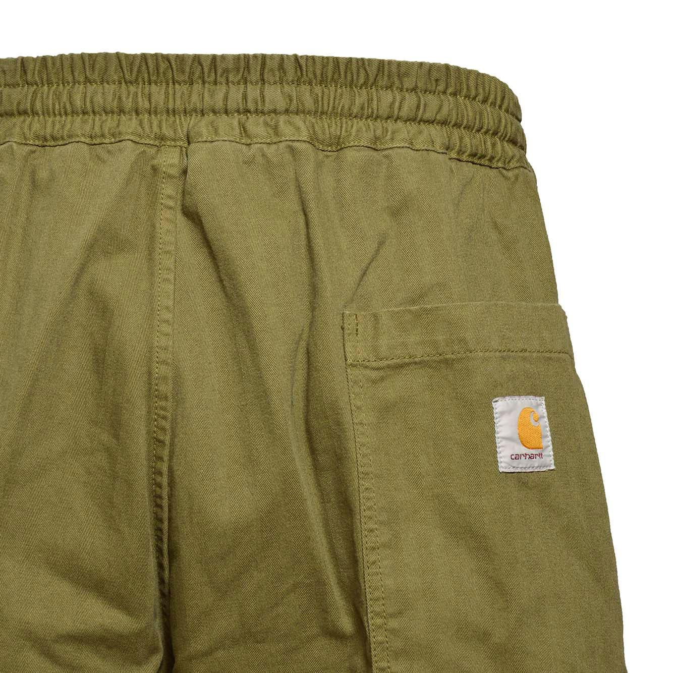 Bermuda Rainer in cotone spigato verde Carhartt Wip