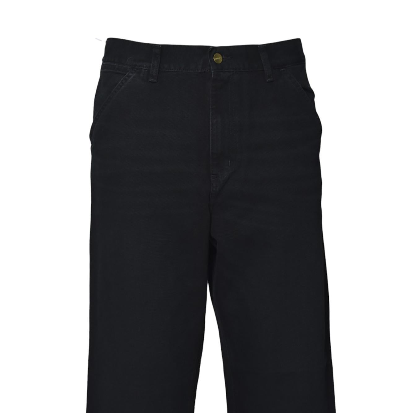 Pantalone Single Knee in denim nero Carhartt Wip
