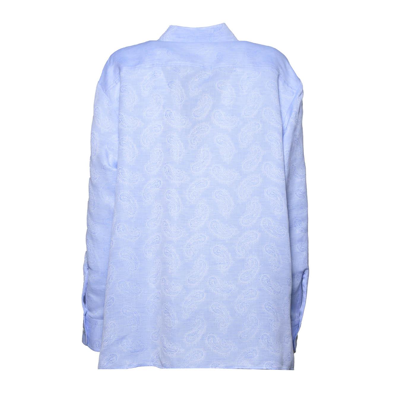 women's regular fit shirt with jacquard motif
