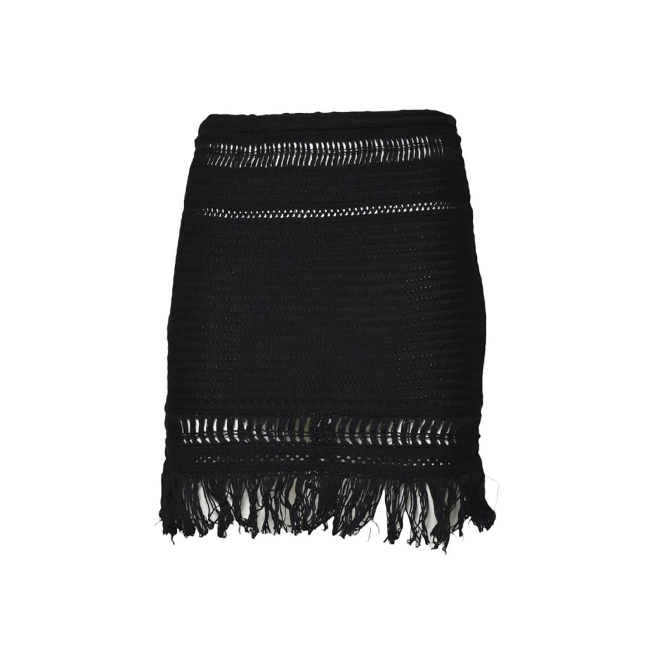 Minigonna Ardena in macramè nero Marant Etòile