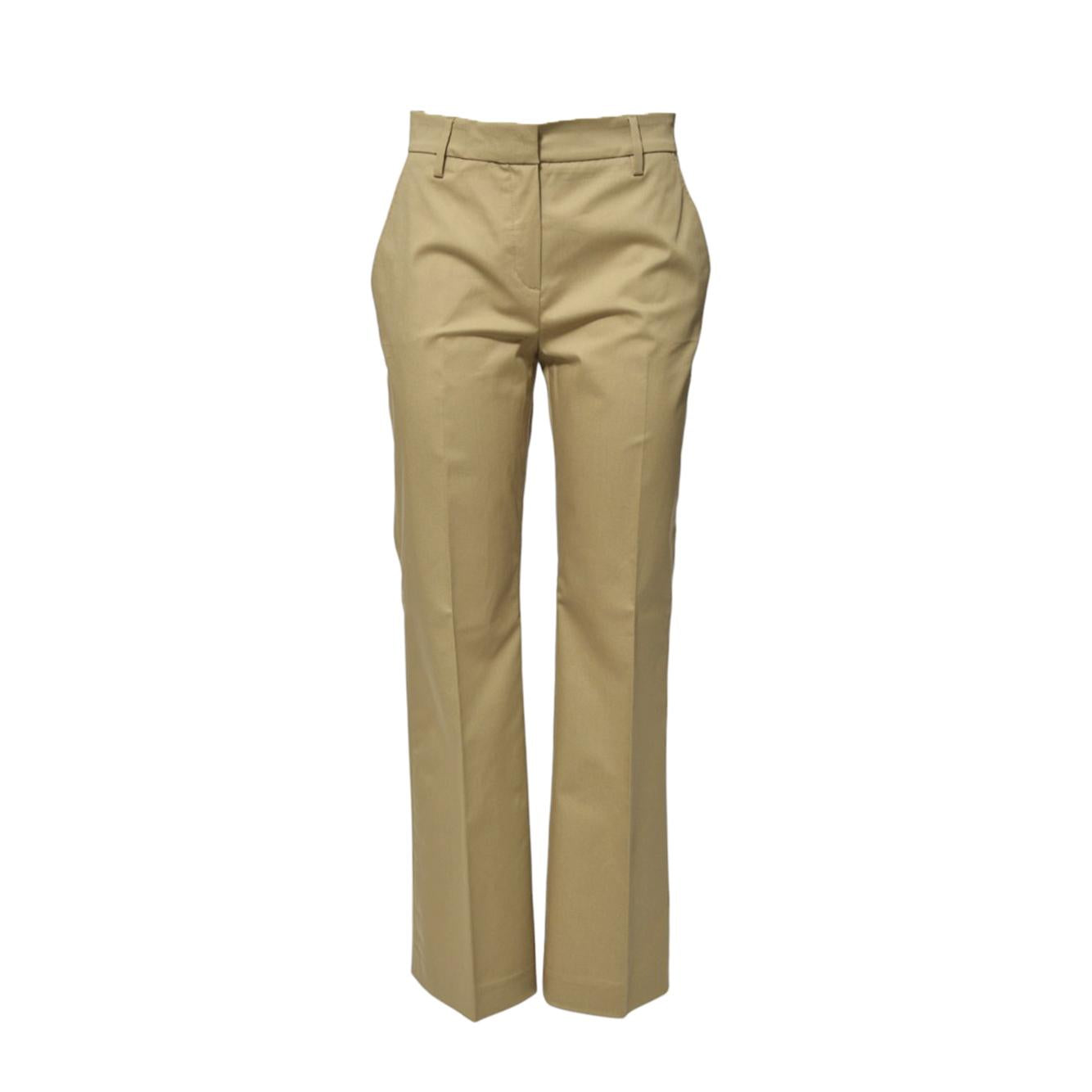 Pantalone Sandy in cotone cammello Room52