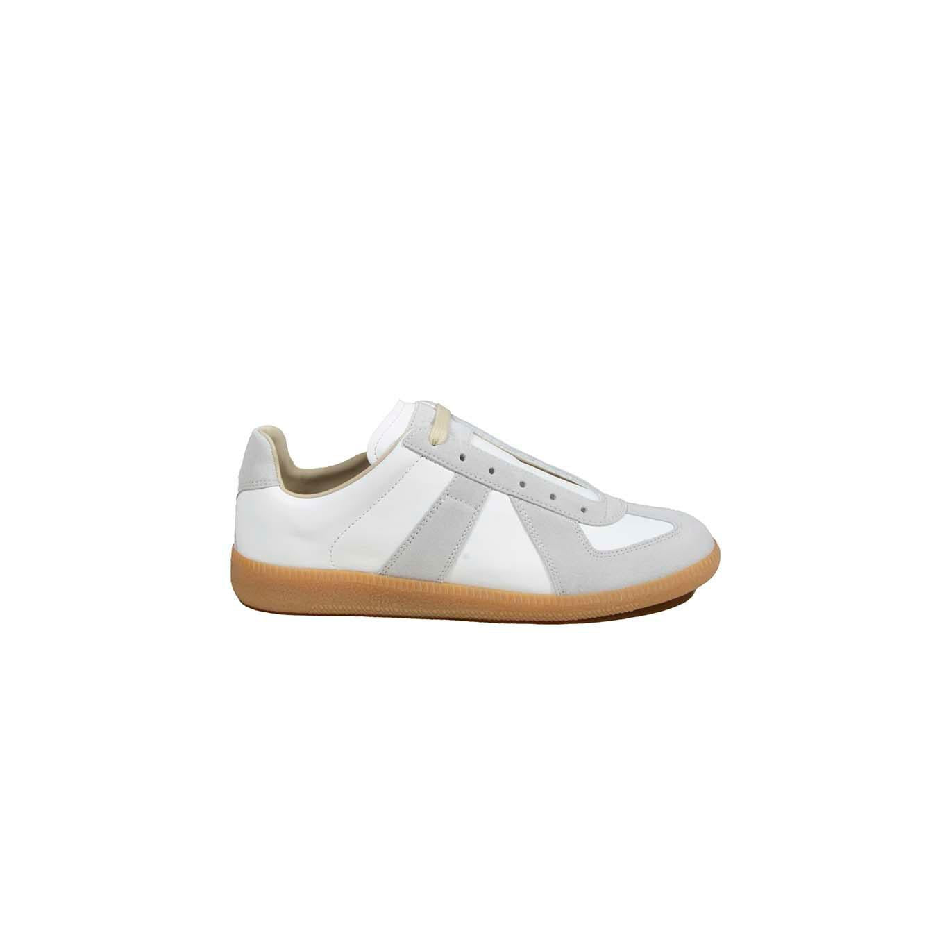 Sneakers Replica in nappa bianca Maison Margiela