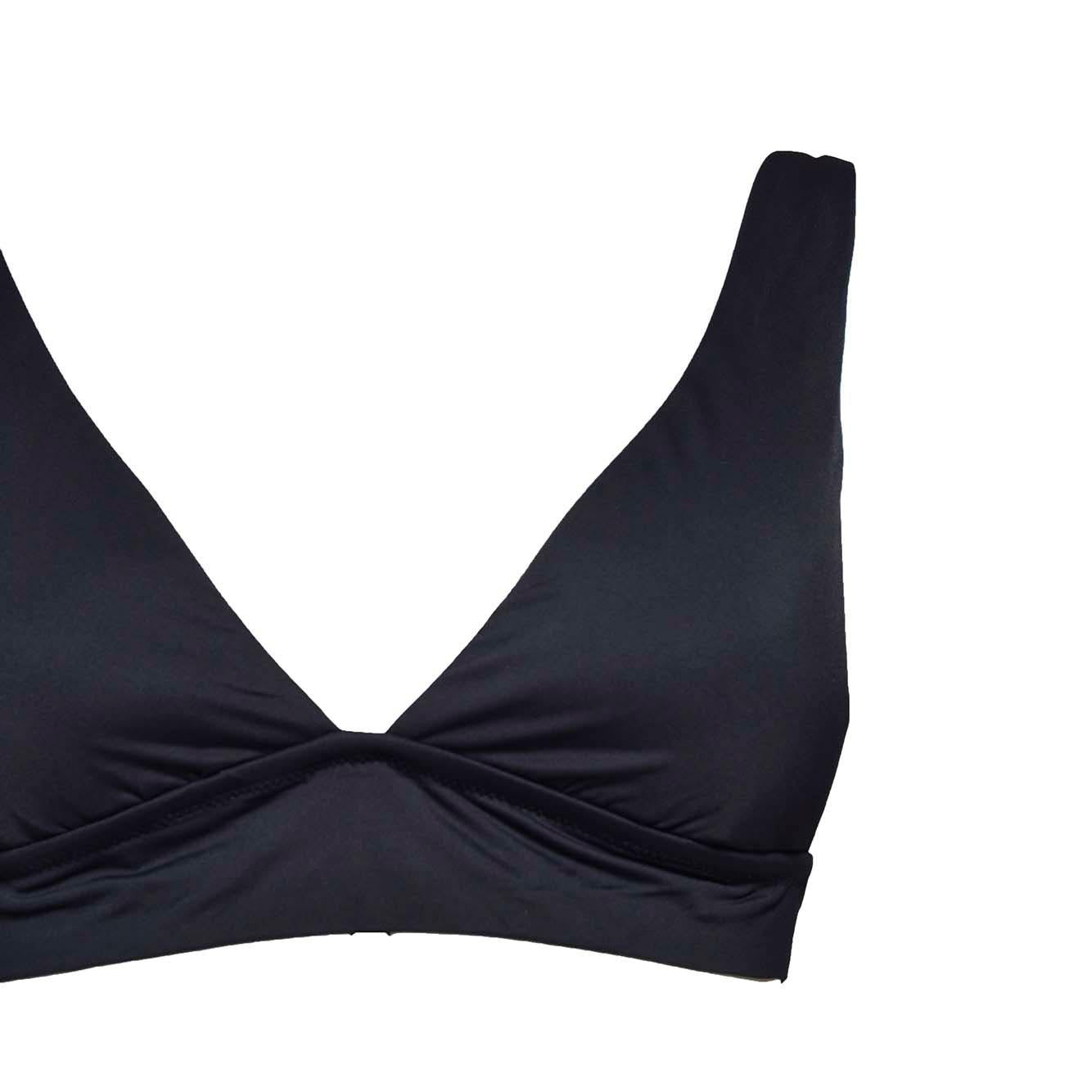 Bikini top a triangolo nero Polo Ralph Lauren
