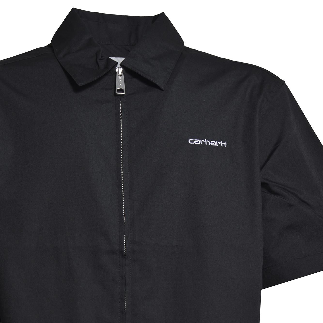 s/s postal zip shirt polyester/cotton