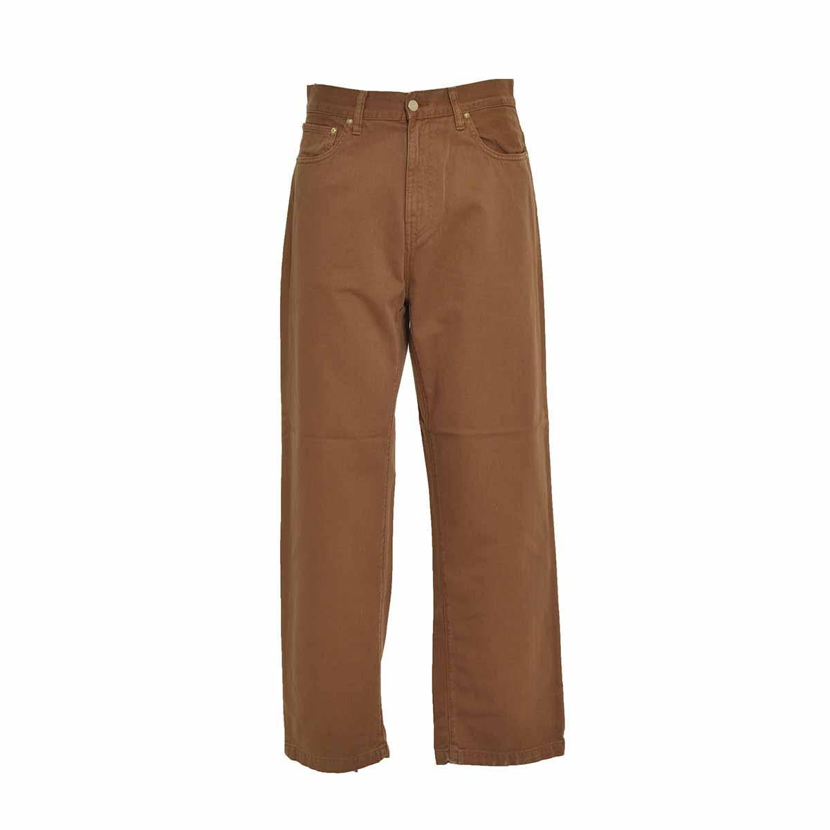 Jeans in cotone Derby marrone Carhartt