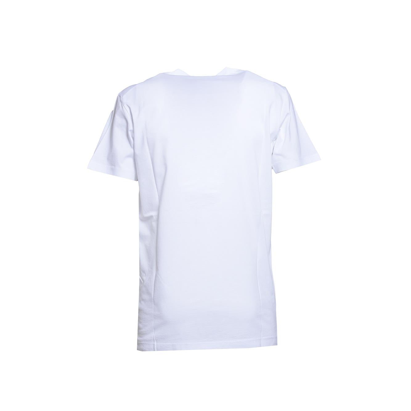 T-shirt bianca con logo Icon Dsquared2