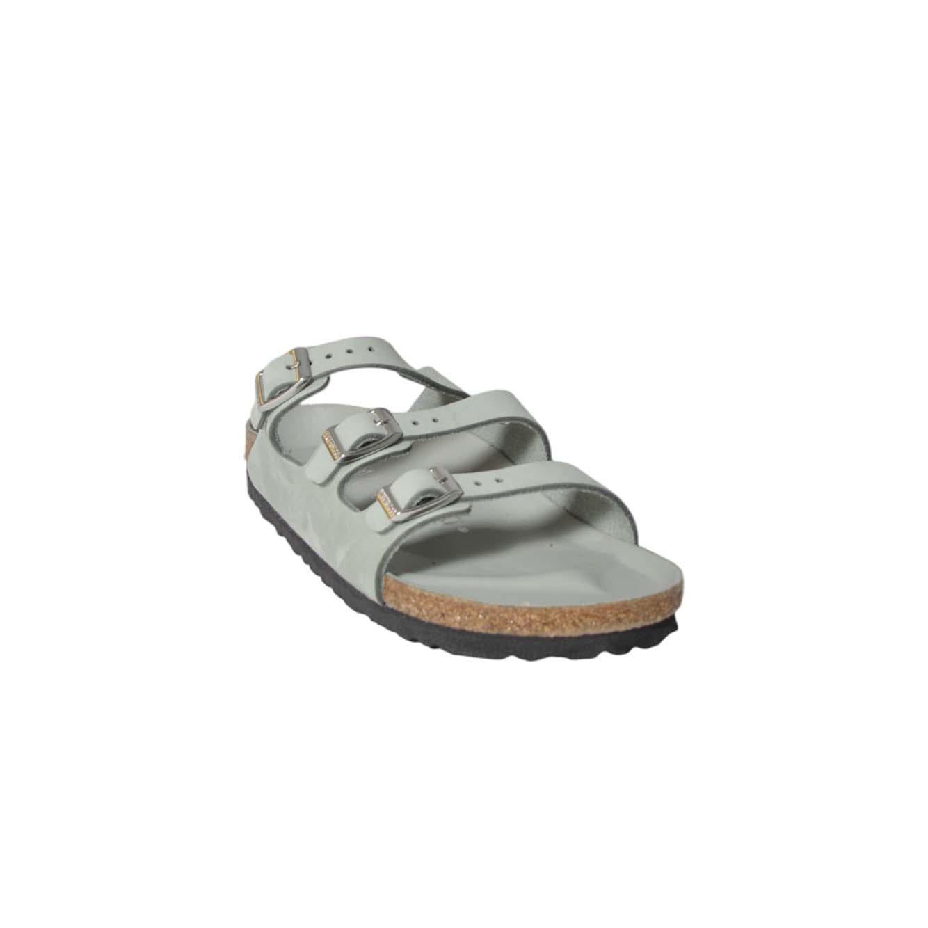 Sandali Florida Fresh in pelle nabuk verde menta Birkenstock