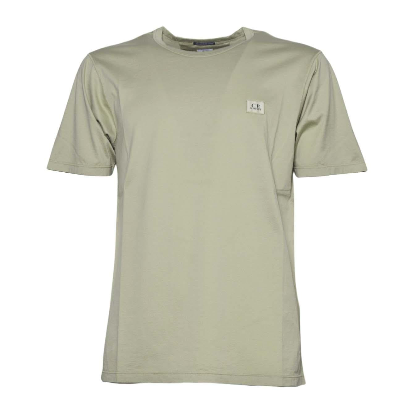 mercerized jersey 70/2 gasato short sleeve patch t-shirt