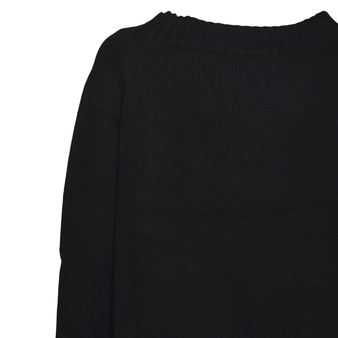 Pullover Radames off-shoulder in lana e cachemire nero Max Mara