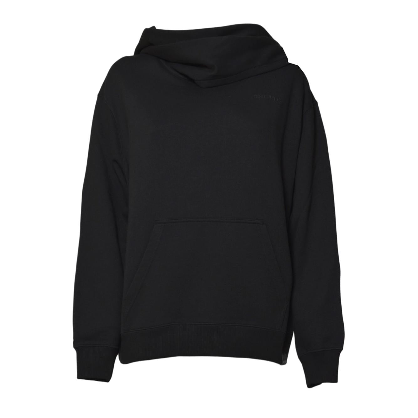 scarf embroidered hoodie