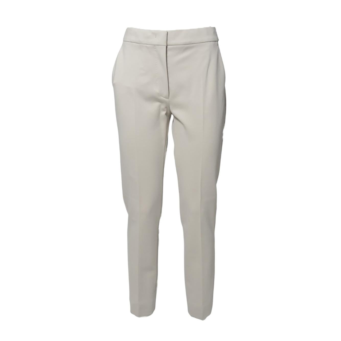 Pantalone Pegno in misto viscosa grigio perla Max Mara