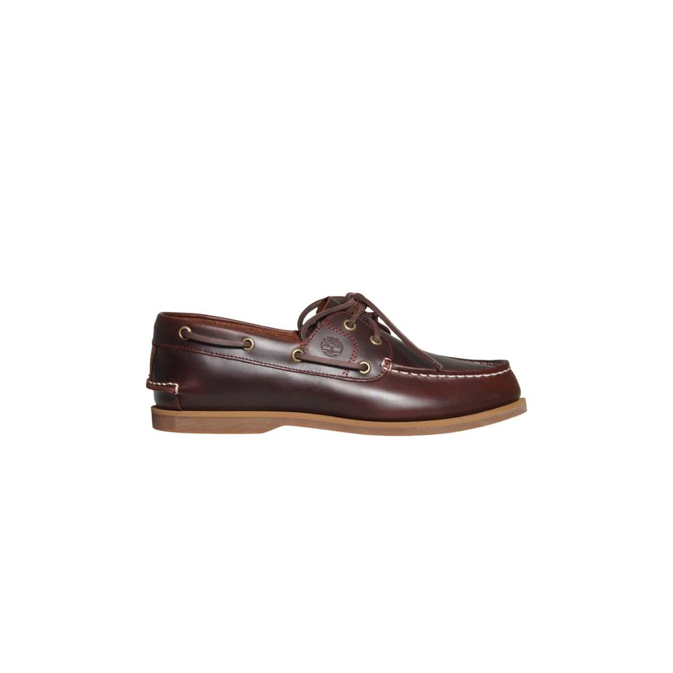 classic boat boat shoe burgundy full grain