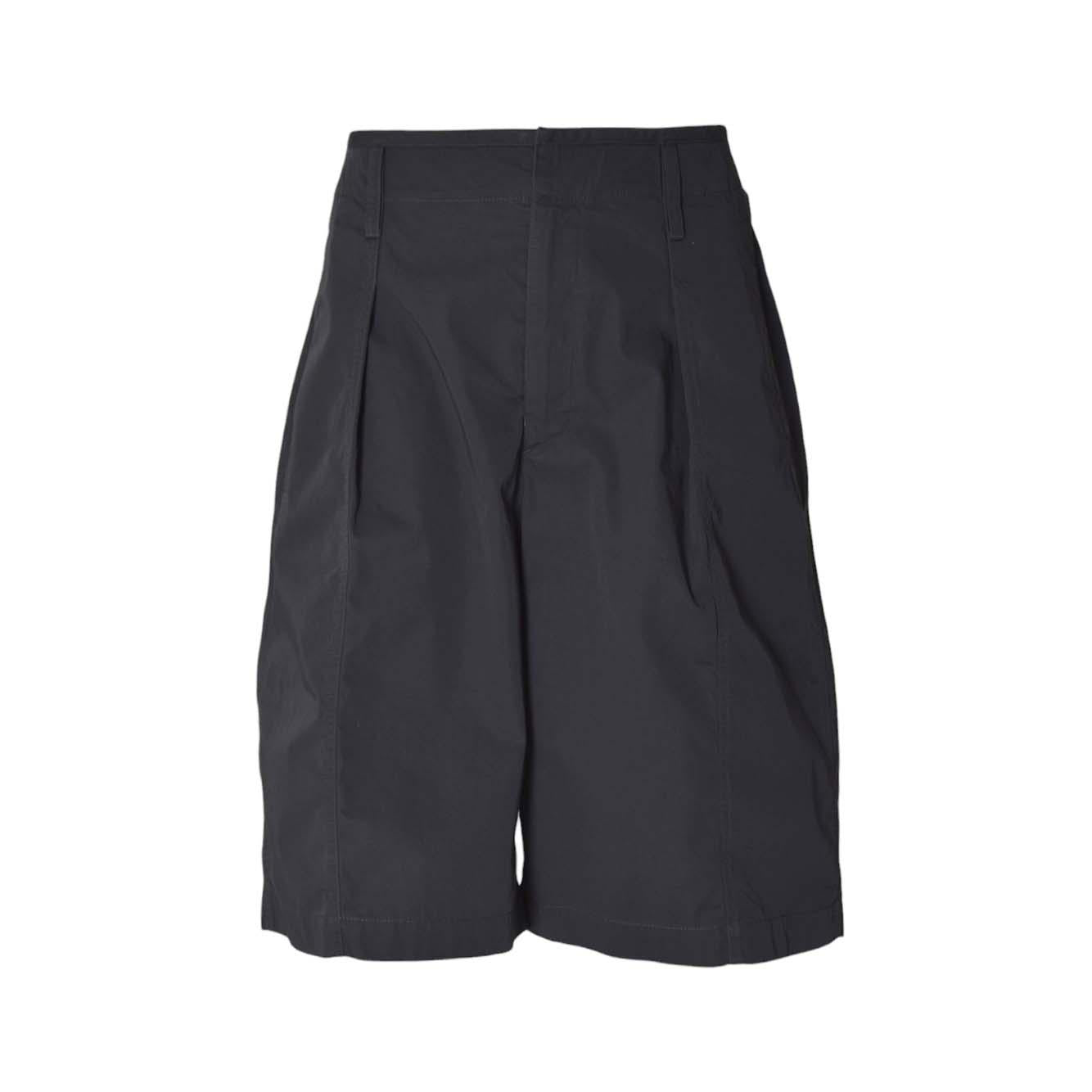maxi pleated bermuda