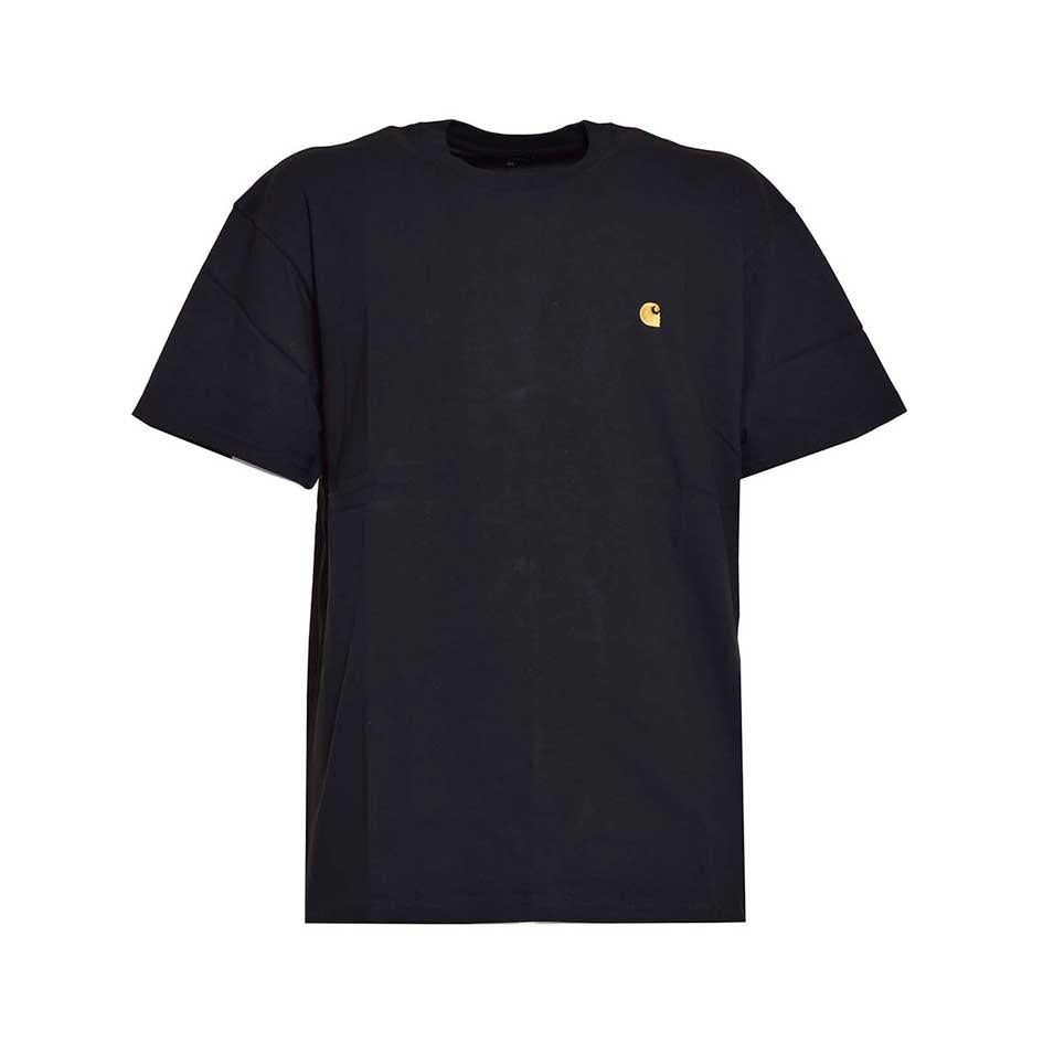 T-shirt Chase nera con logo Carhartt