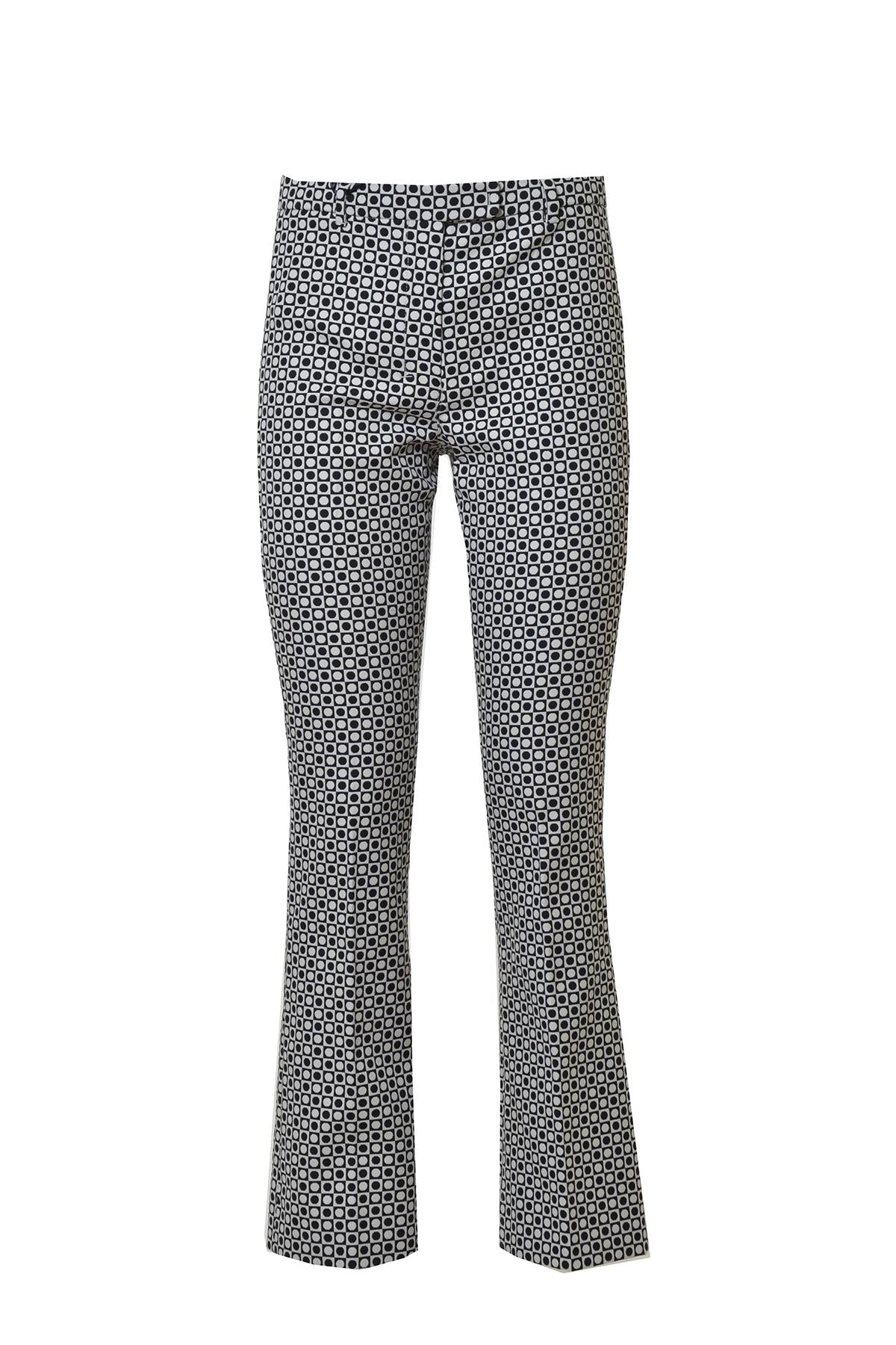 Pantalone Belford in misto cotone fantasia 'S Max Mara