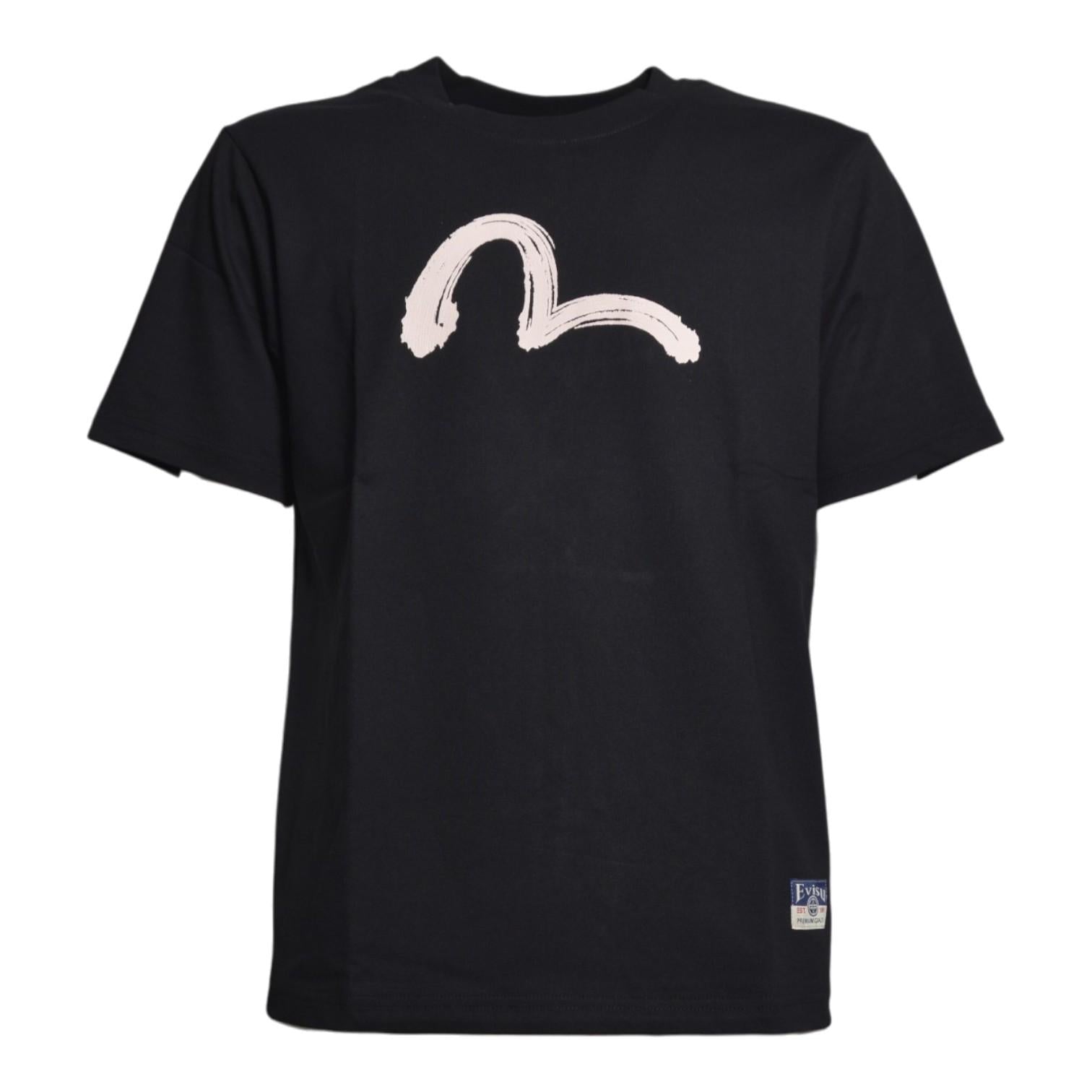 ht hand brush seagull printed ss tee