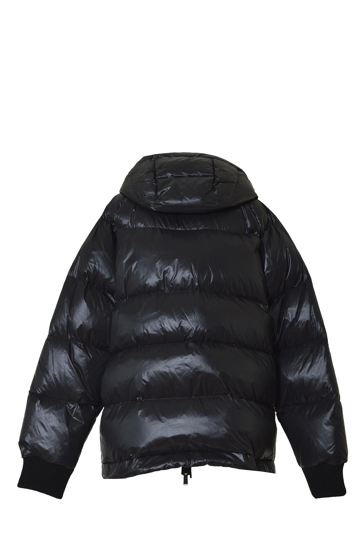 Piumino Crest in nylon nero Dsquared2
