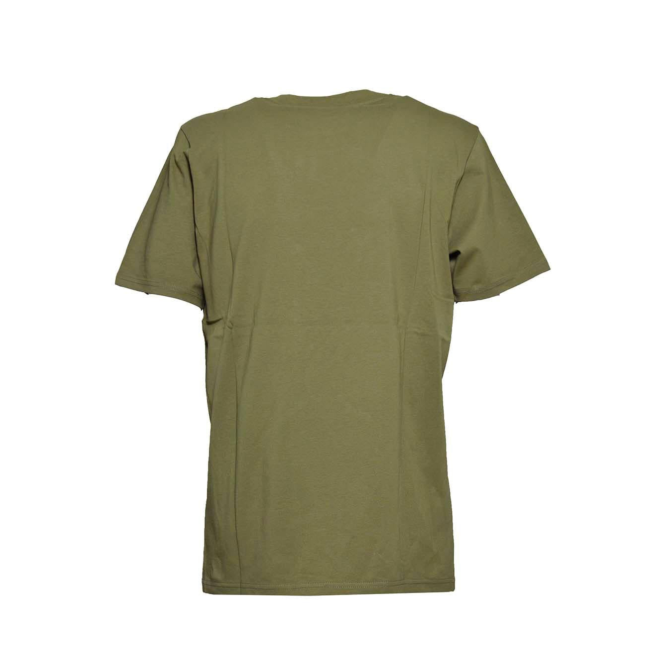 T-shirt Script in cotone verde e logo Carhartt Wip