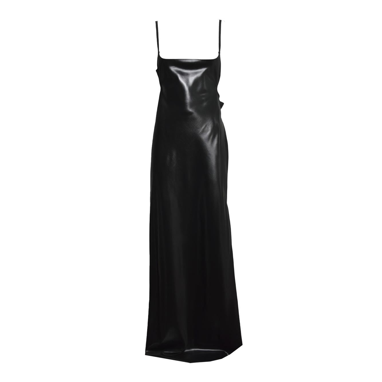 long dress lingerie glossy