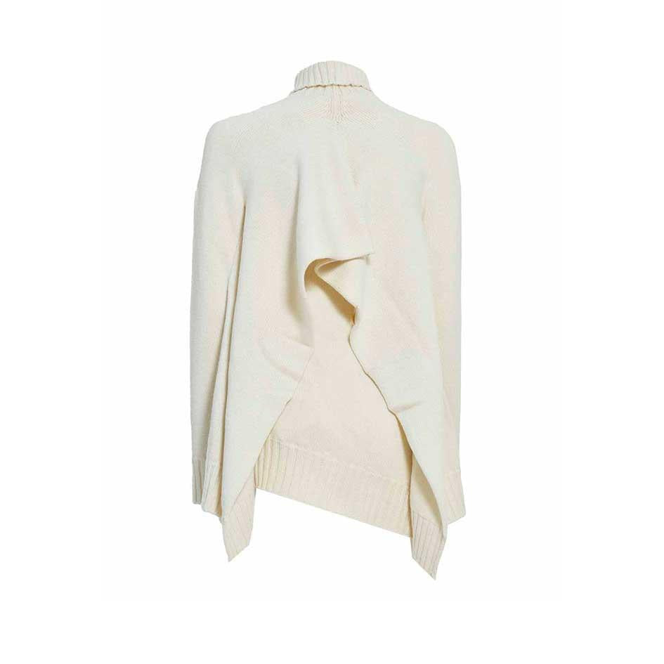 Felpa in maglia panna set 2 pezzi in lana Jil Sander