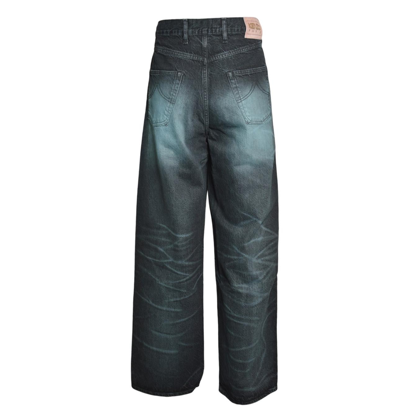 turn up wide fit jeans