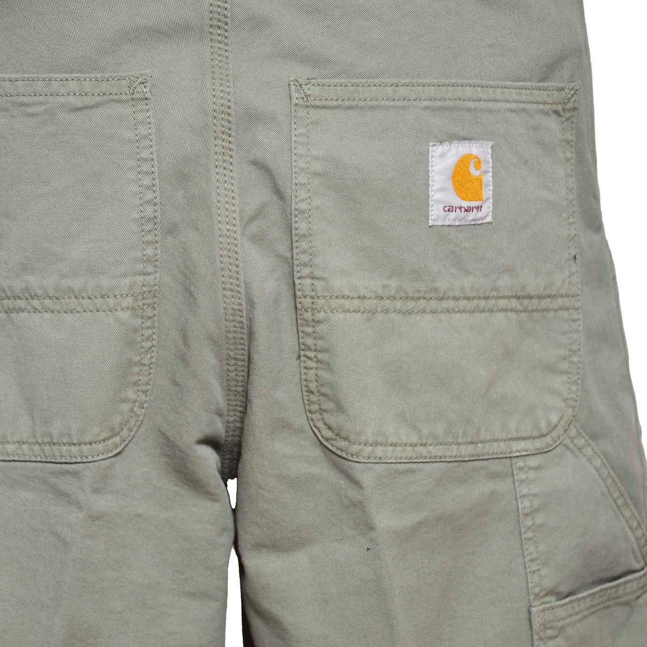 Bermuda Single Knee in cotone verde Carhartt Wip