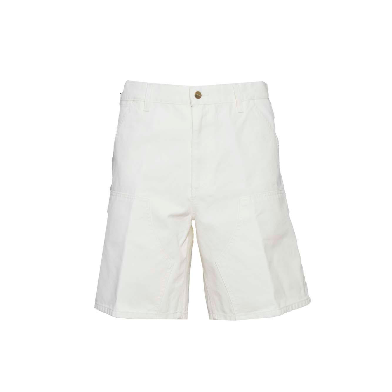 Bermuda Double Knee in cotone bianco Carhartt Wip
